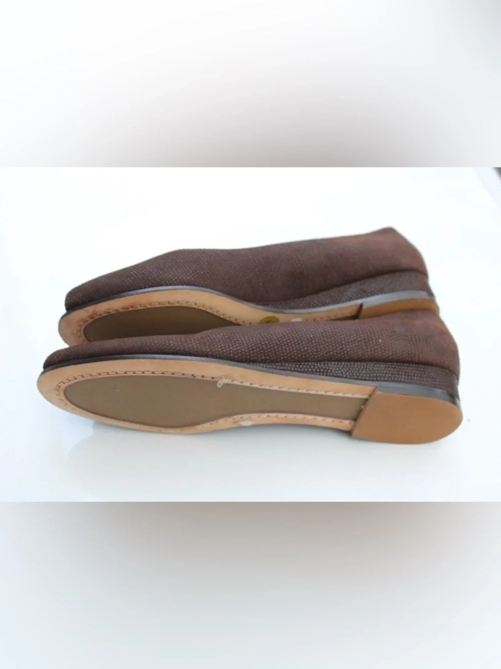 Bruno Magli peep toe flats Made